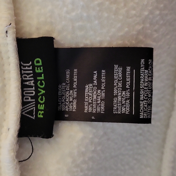 THE NORTH FACE DENALI JACKET CREAM AND GREY GOOD CONDITION. - Picture 11 of 12